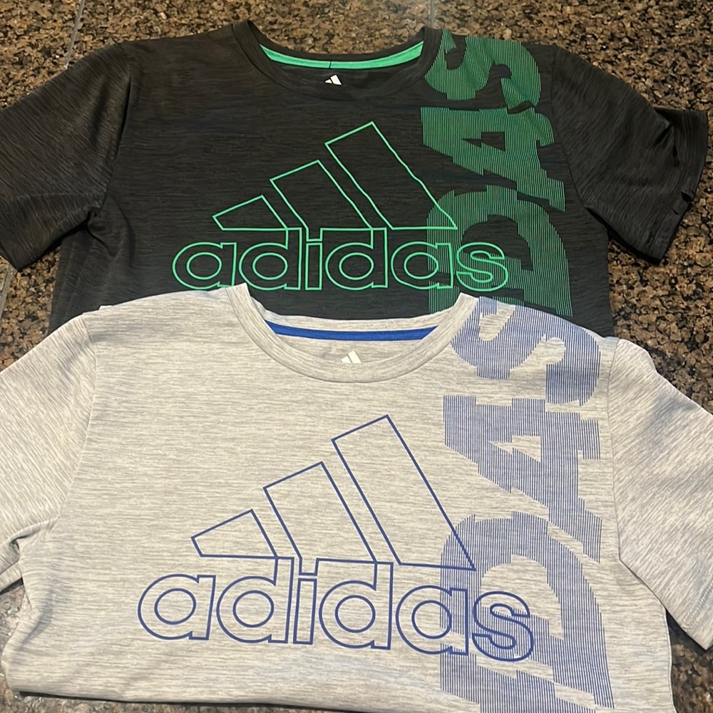EUC Boys Adidas shirts.